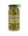 Olives vertes dénoyautées aux herbes de Provence Bio 340g