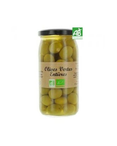 Olives vertes entières Bio 340g