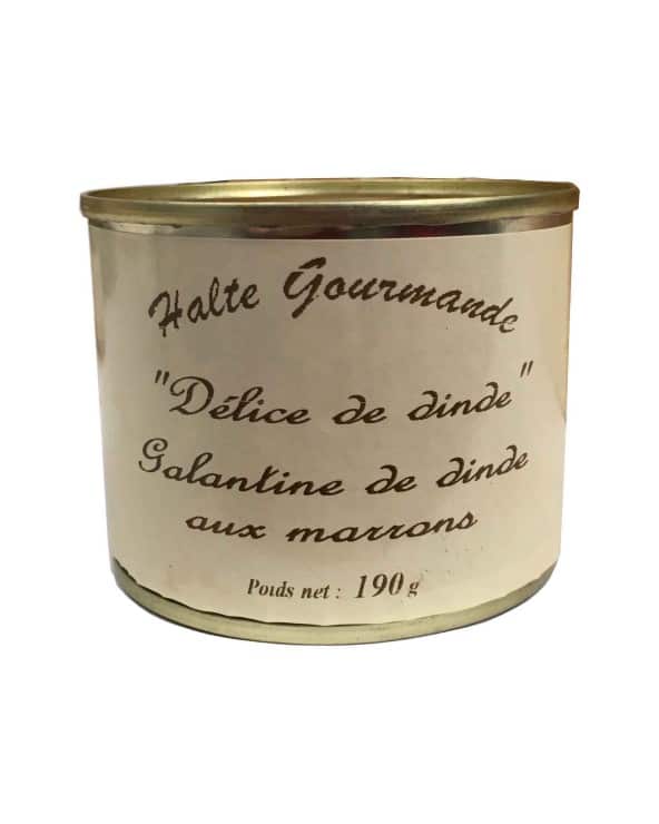 Délice de dinde aux marrons 190g