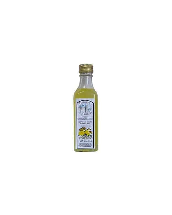 Mignonnette de liqueur limoncello del Chiostro 5cl