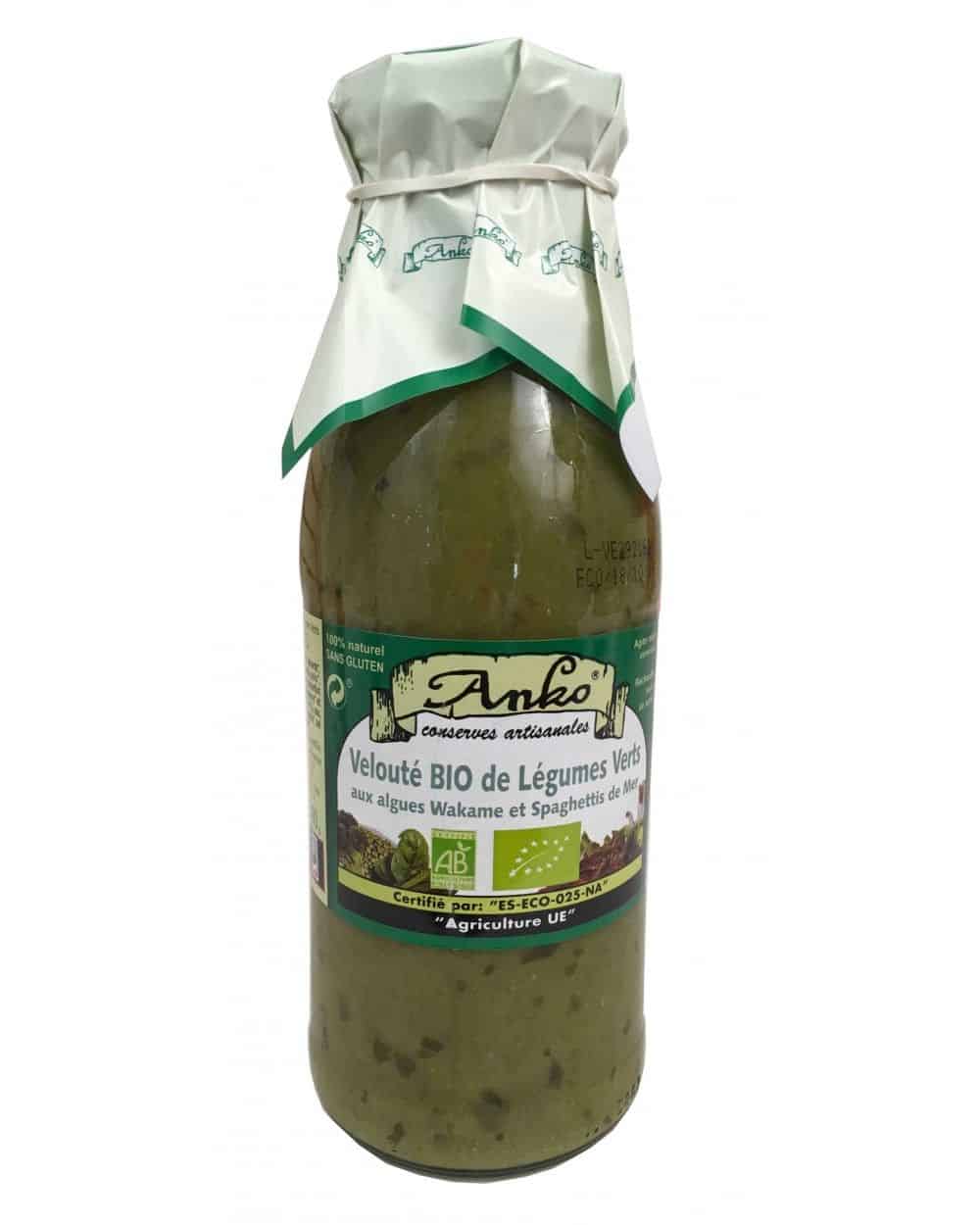 Velouté de légumes verts aux algues 500ml