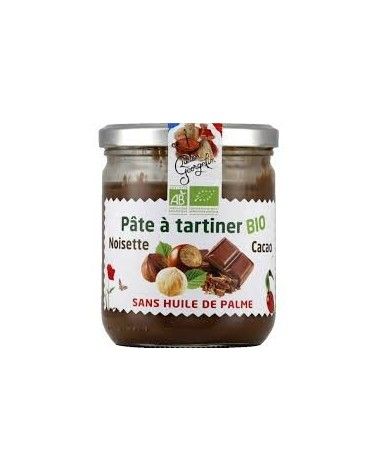 Pâte à tartiner noisette cacao Bio 150g