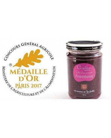 Confiture extra Framboise à la Cassonade 320g