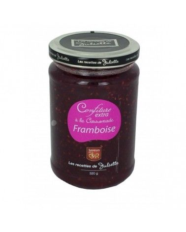 Confiture extra Framboise à la Cassonade 320g