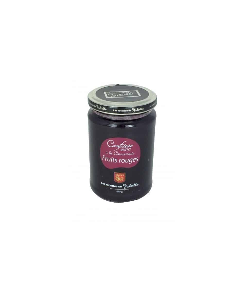 Confiture extra Fruits rouges à la cassonade 320g