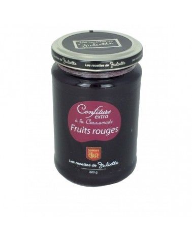 Confiture extra Fruits rouges à la cassonade 320g