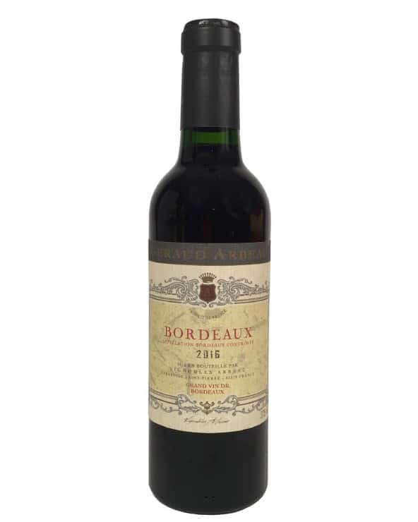 Vin rouge Bordeaux A.O.P. 37,5cl
