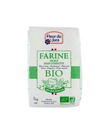 Farine de Blé Semi Complète Bio 1kg