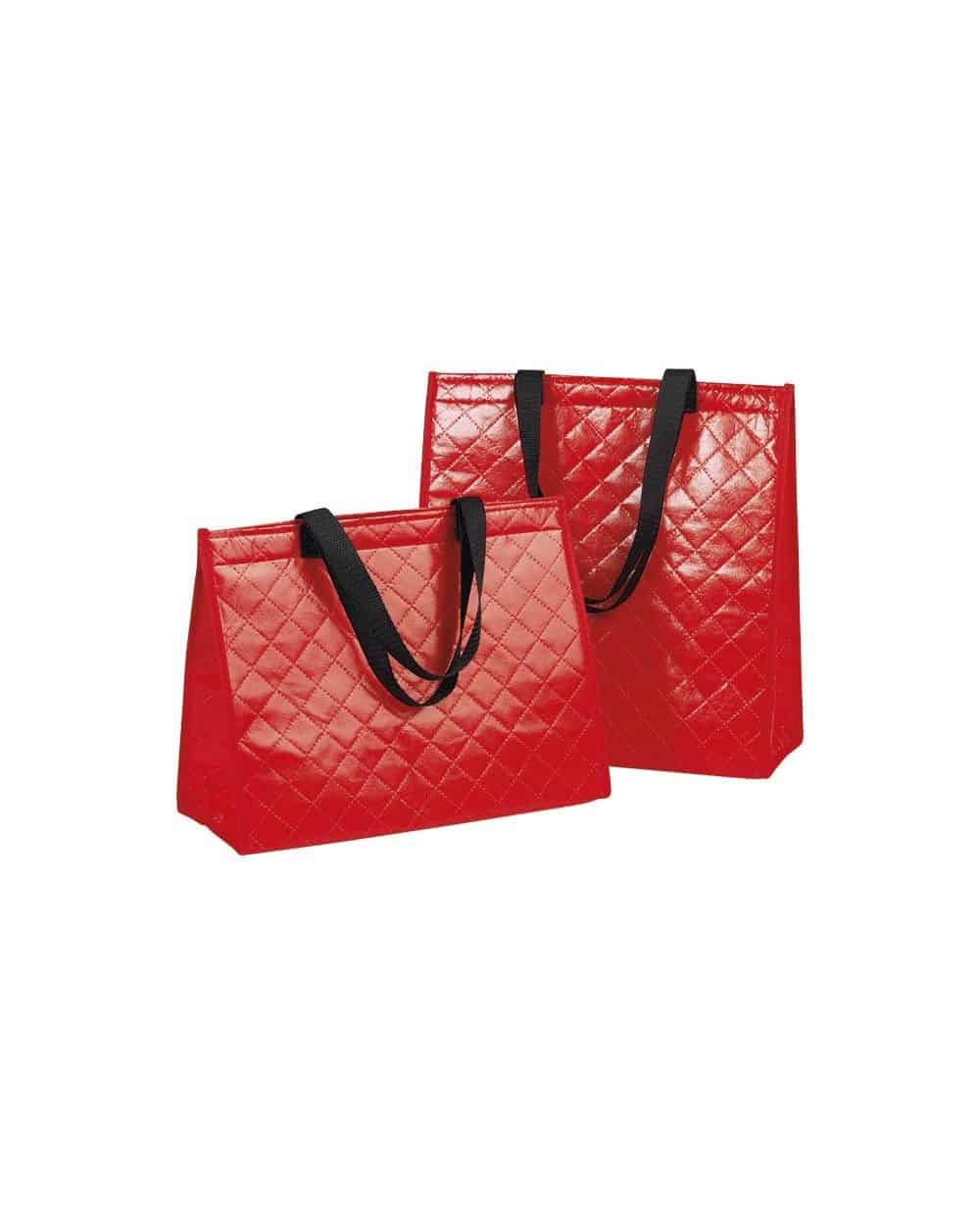 Sac isotherme rectangle rouge 2 anses grand modèle