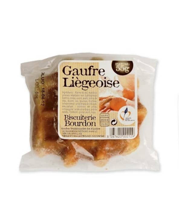 Gaufre Liégeoise aux perles de sucre