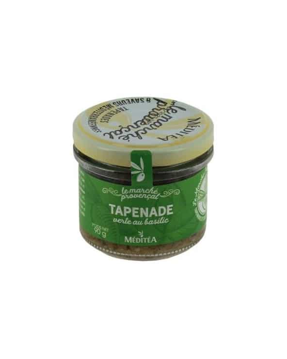 Tapenade verte au basilic de Provence et aux olives de pays 90g