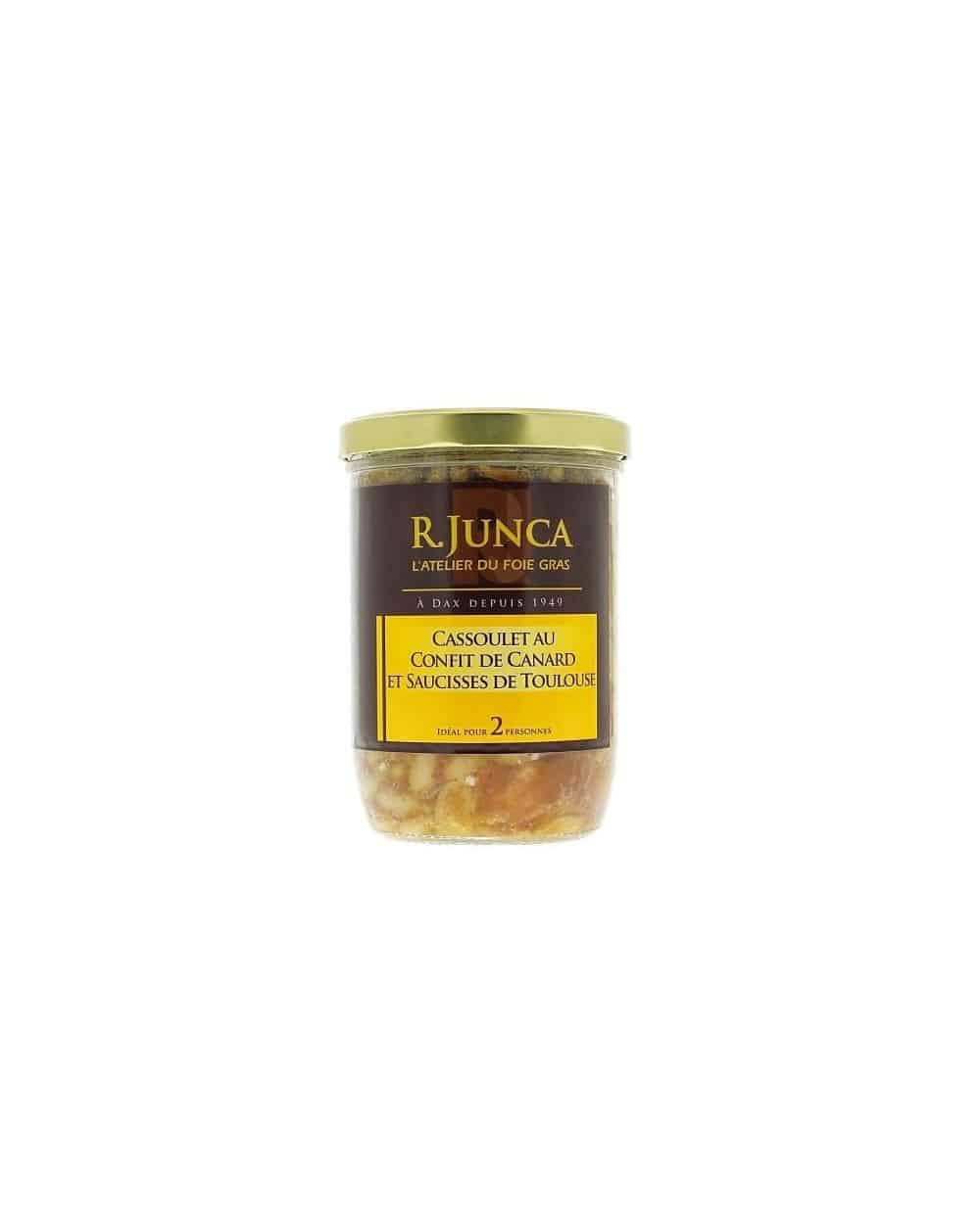 Cassoulet aux manchons de canard confits et saucisses de Toulouse 780g