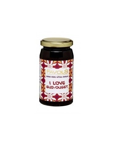 Confiture I love Sud-Ouest de cerises noires au gâteau basque 260g