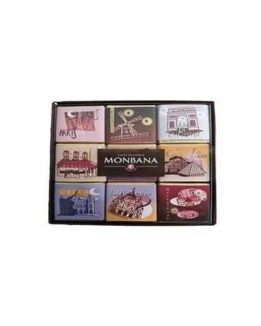 Coffret Collection de 18 Napolitains Paris 70g