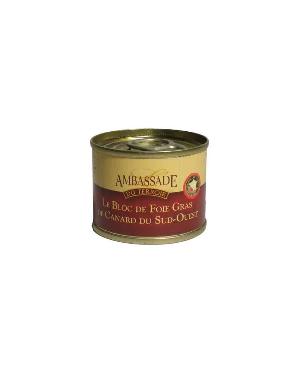 Bloc de foie gras de canard du Sud-Ouest IGP 65g