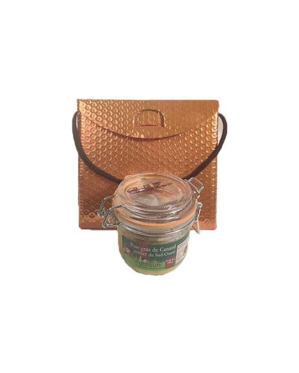 Foie gras 180g IGP et sa pochette isotherme