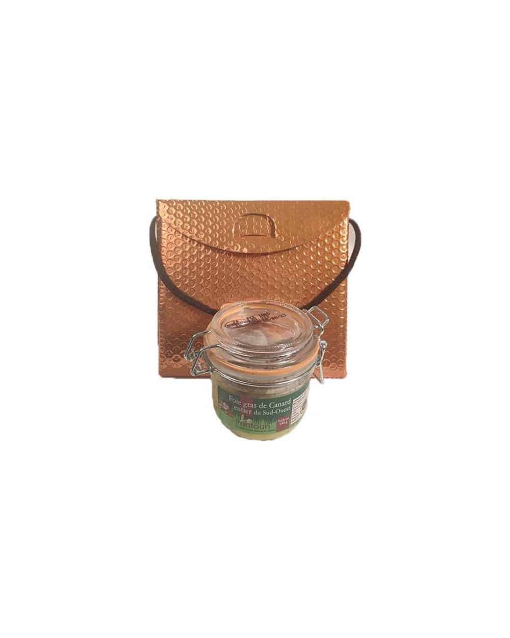 Foie gras 180g IGP et sa pochette isotherme