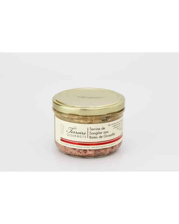 Terrine de sanglier aux baies de groseille 180g