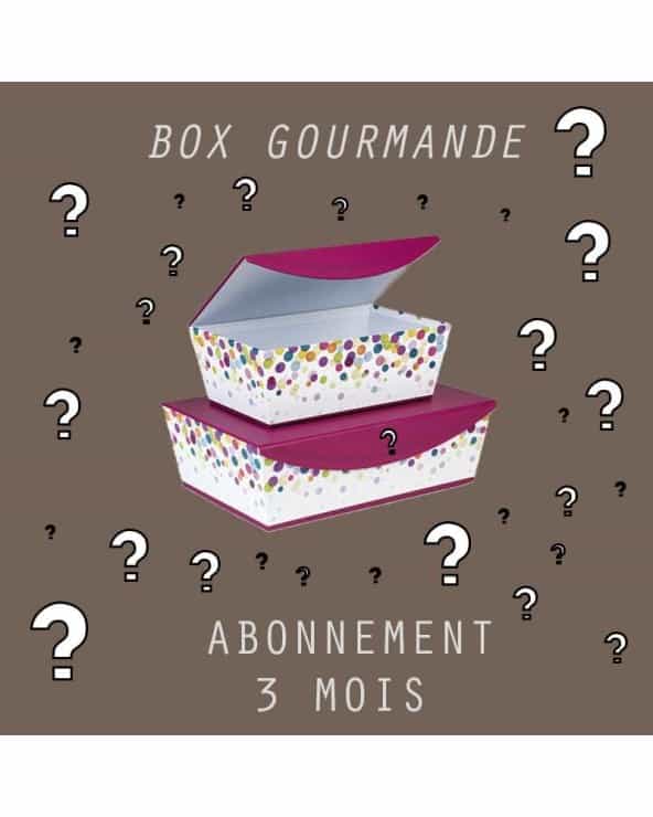 ABONNEMENT BOX GOURMANDE 3 MOIS