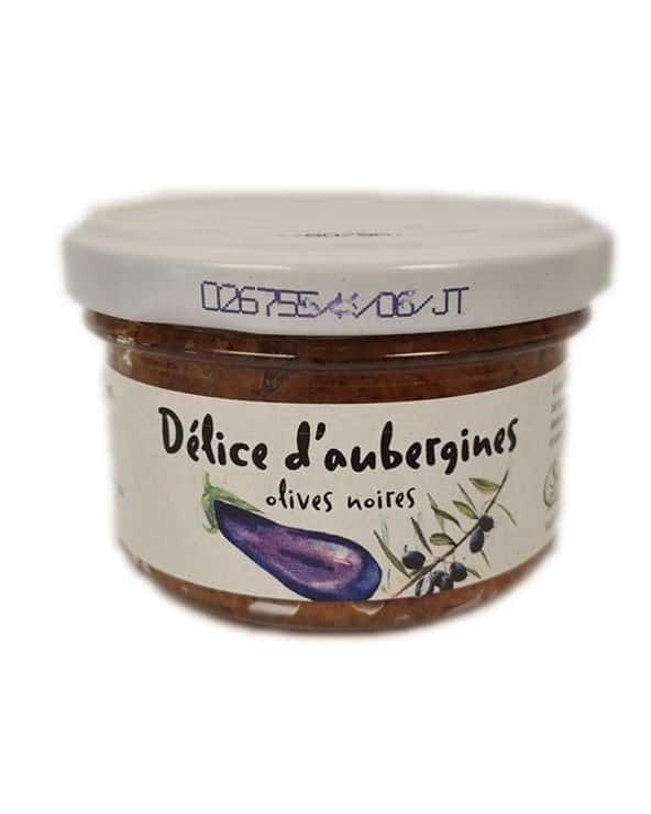 Délice d'aubergines et olives noires 90g