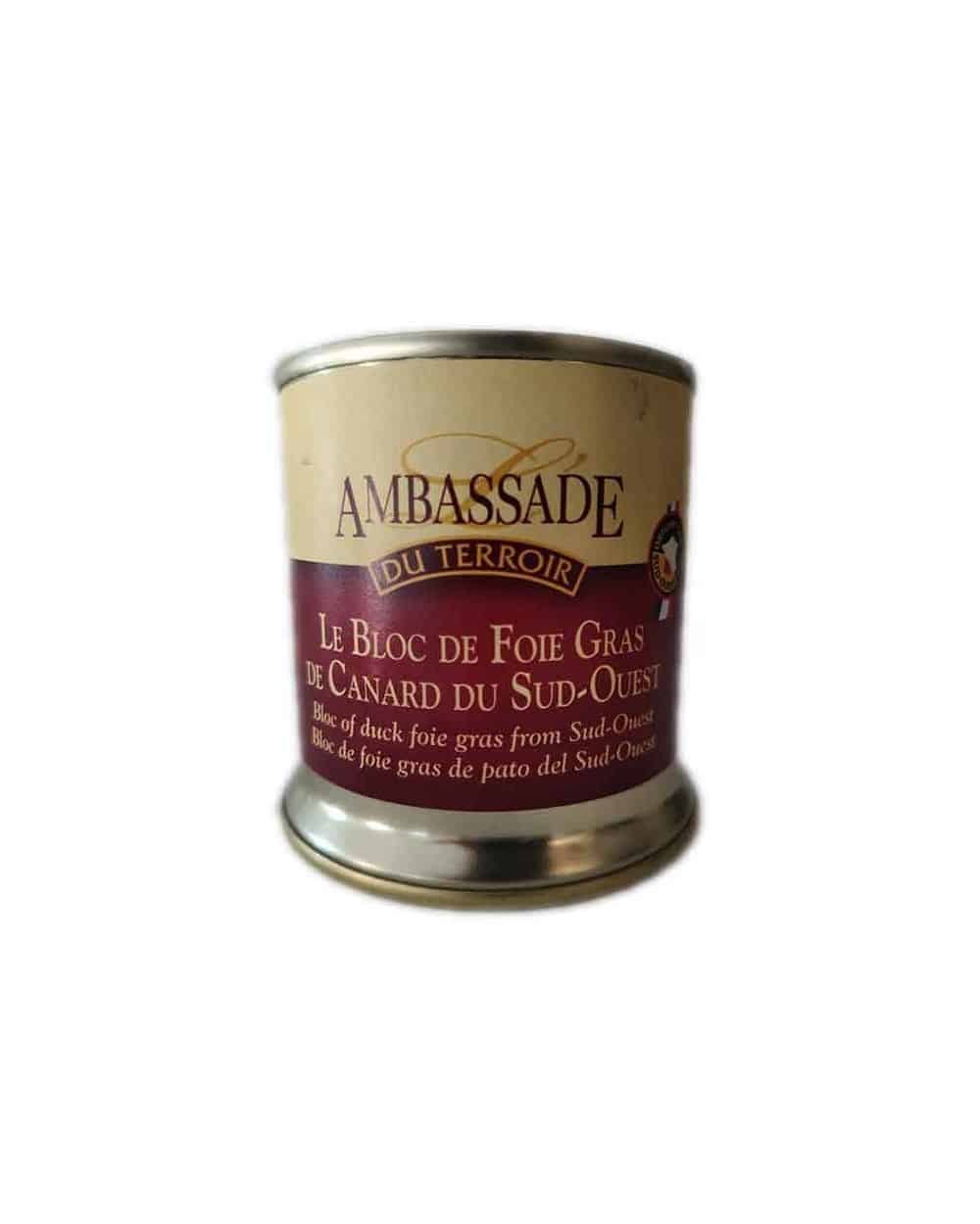 Bloc de Foie Gras de canard du Sud-Ouest 200g IGP