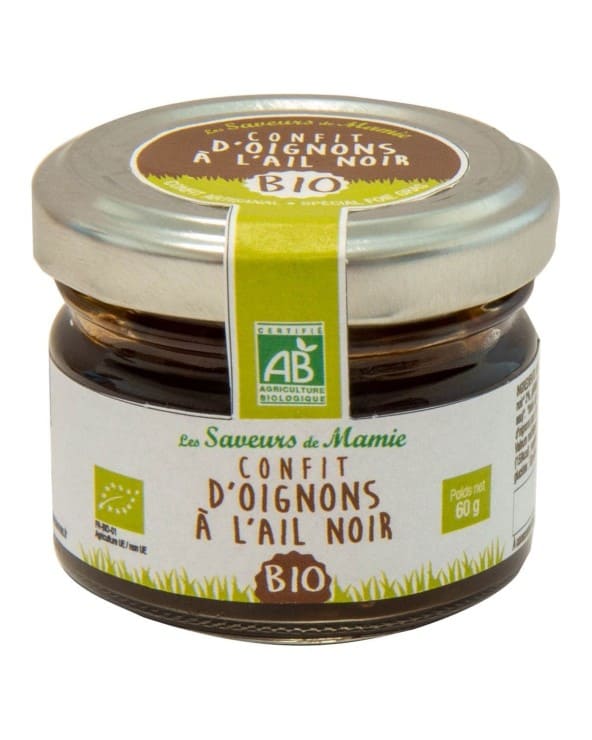 Confit d'Oignons à l'Ail Noir Bio 60g