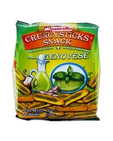 Grissini snack pesto genovese paquet 75g