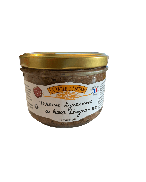 Terrine Vigneronne au Pessac Léognan 180g