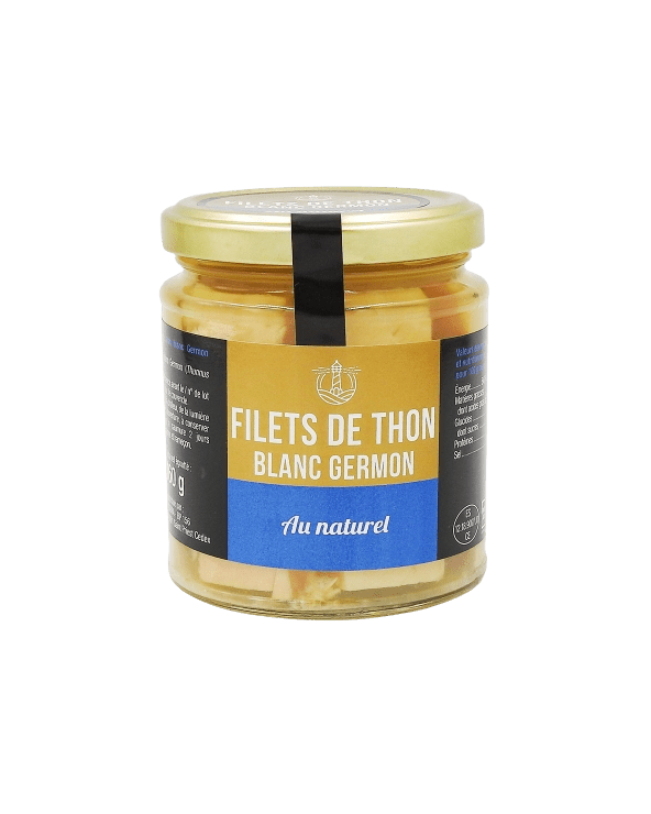 Filets de thon blanc Germon au naturel 160g