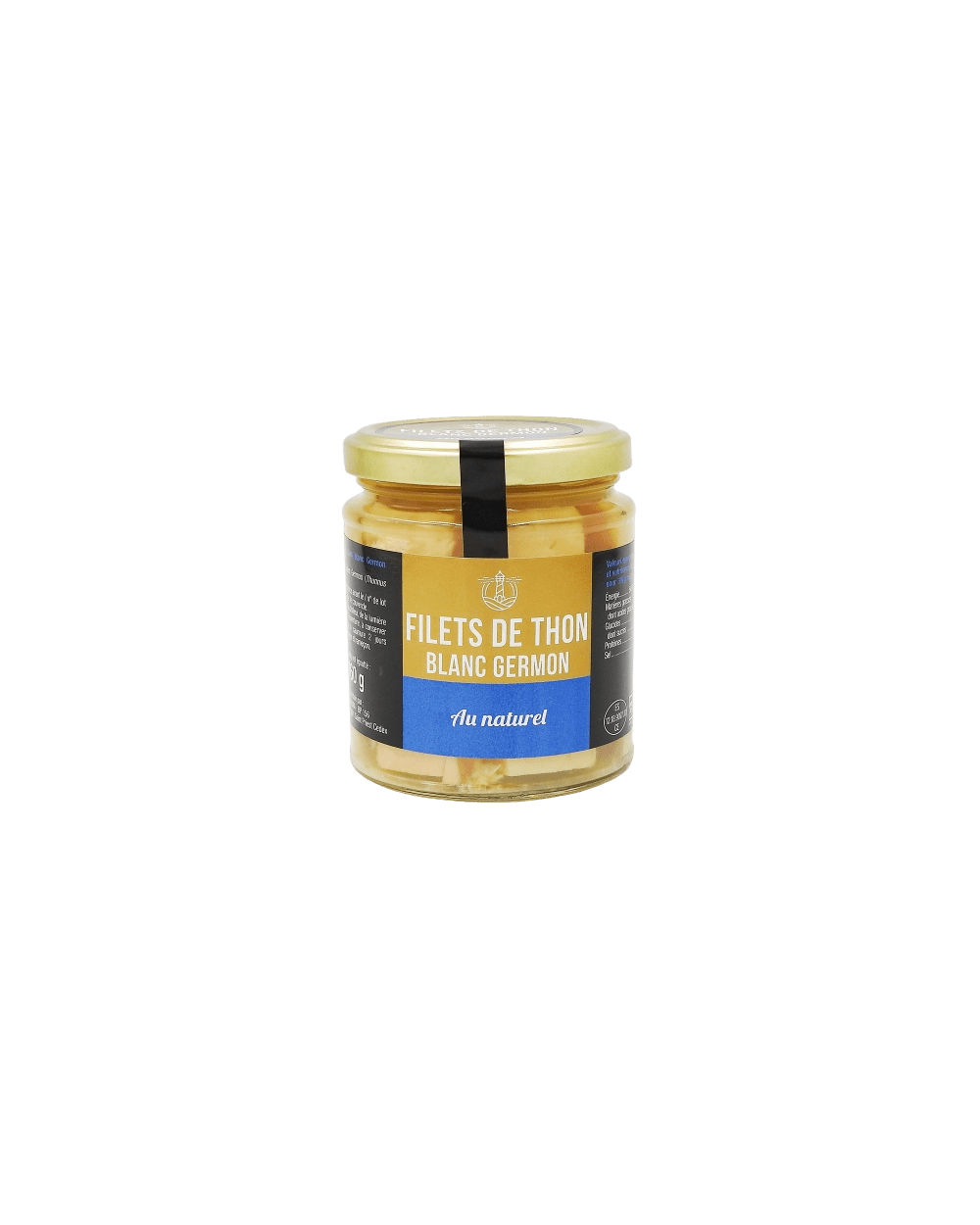 Filets de thon blanc Germon au naturel 160g