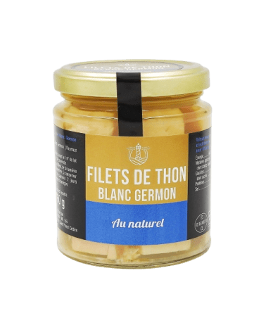 Filets de thon blanc Germon au naturel 160g