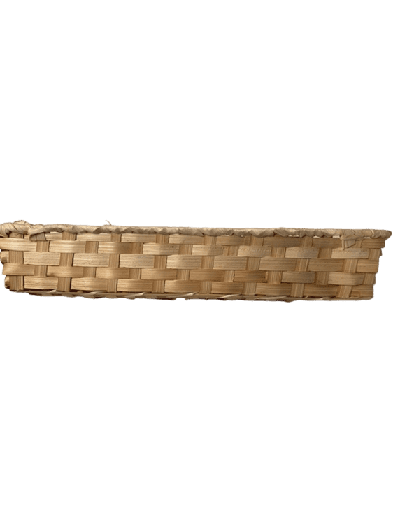 Corbeille bambou rectangle nature