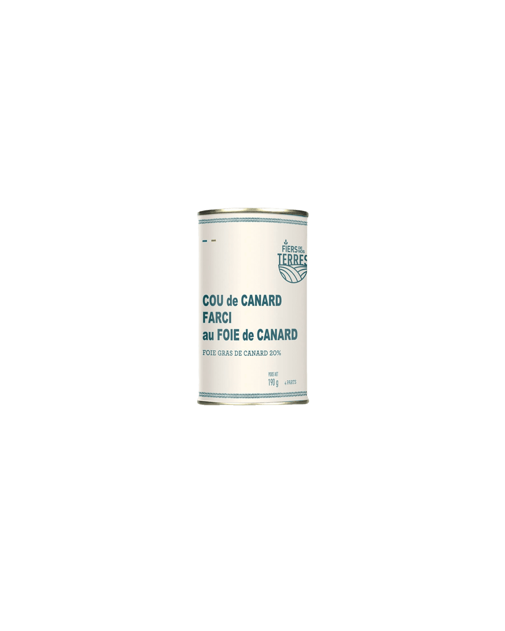 Cou de Canard Farci au Foie de Canard (20% de foie gras) 190g