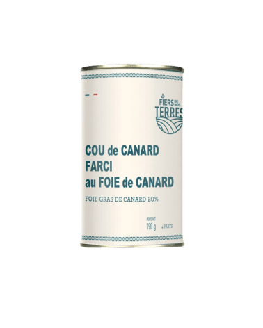 Cou de Canard Farci au Foie de Canard (20% de foie gras) 190g