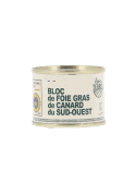 Bloc de foie gras de canard du Sud Ouest 65g IGP