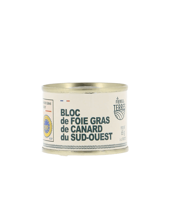 Bloc de foie gras de canard du Sud Ouest 65g CDM