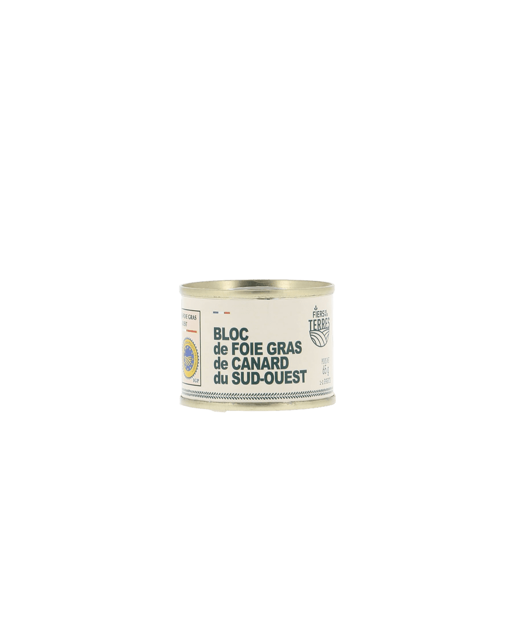 Bloc de foie gras de canard du Sud Ouest 65g CDM