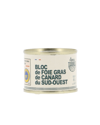 Bloc de foie gras de canard du Sud Ouest 65g CDM