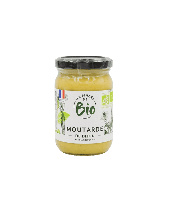 Moutarde de Dijon BIO au vinaigre de cidre 200g
