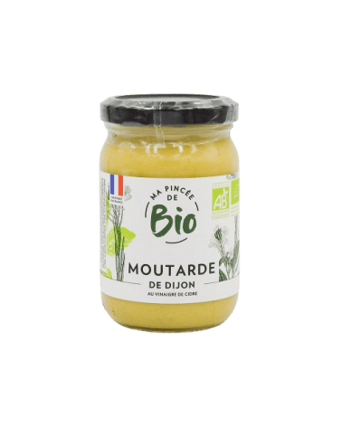 Moutarde de Dijon BIO au vinaigre de cide