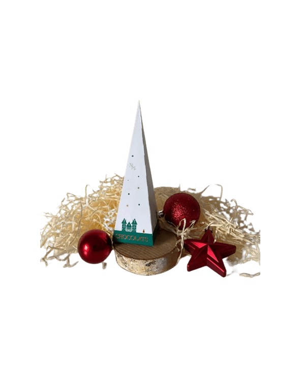 Sapin de Noël garnis de Chocolats 50g