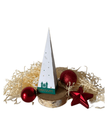 Sapin de Noël garnis de Chocolats 50g