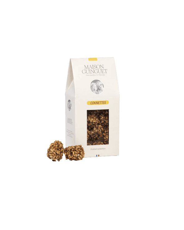 Sachet de pralinés noisettes et éclats de noisettes "Les Cokinettes" 150g