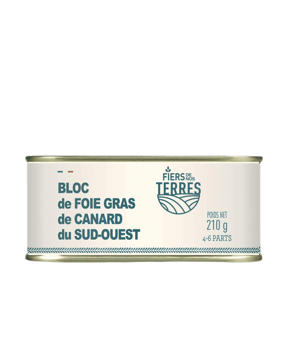 Bloc de Foie Gras de Canard du Sud-Ouest 210 g