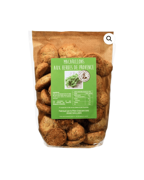 Macarillons aux herbes des Provence et sésame Bio 100g