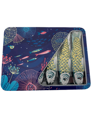 Boîte en fer de 6 sardines en chocolat 60g