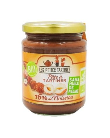 Pâte à tartiner Bio sans huile de Palme 350g