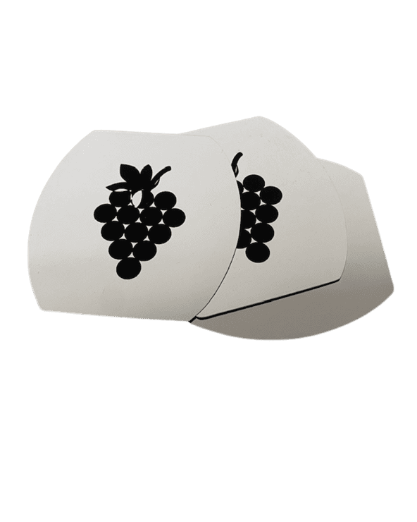 Lot de 3 feuilles stop gouttes pour le vin