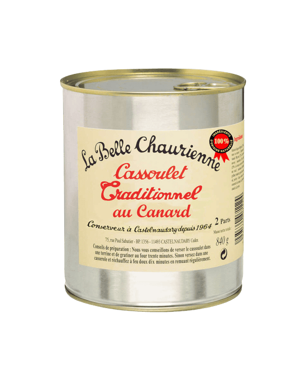 Cassoulet traditionnel de canard 840g