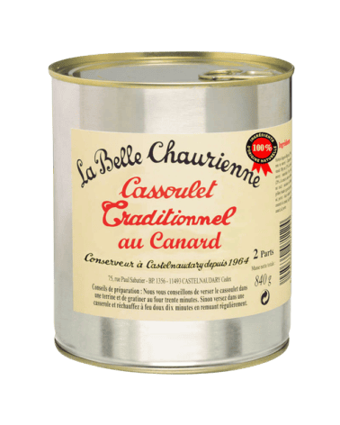 Cassoulet traditionnel de canard 840g